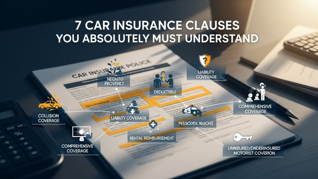 Car Insurance Policy: 7 Clauses You Can’t Afford to Ignore