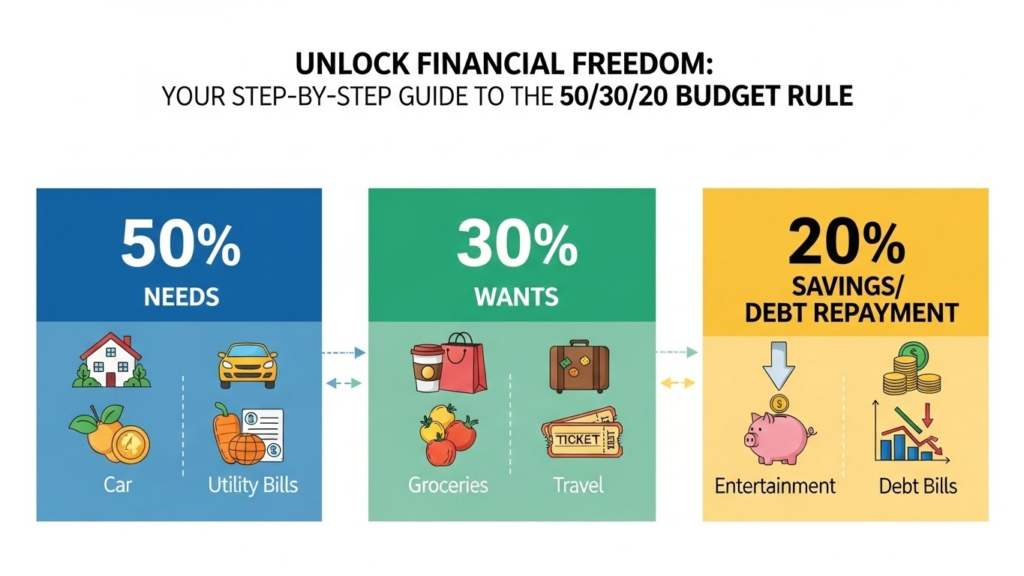 Unlock Financial Freedom: Your Step-by-Step Guide to the 50/30/20 Budget Rule